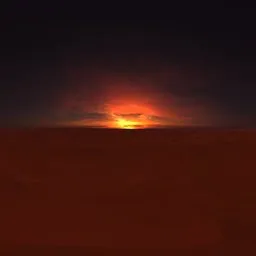 Sand Dunes Desert Red Sunset