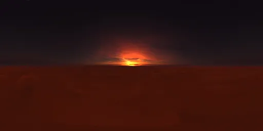 Sand Dunes Desert Red Sunset