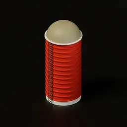 Farm silo low poly