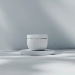 Minimal Cream Jar Mockup