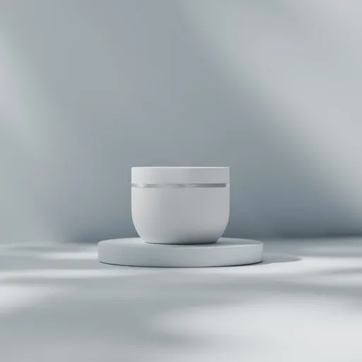 Minimal Cream Jar Mockup