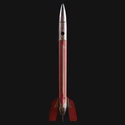 GIRD IX Experimental Rocket Painted