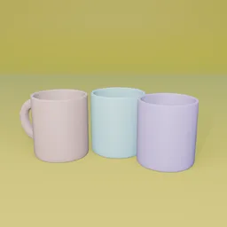 Minimal Ceramic Mug Set