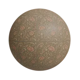 Classic Arts & Crafts floral wallpaper