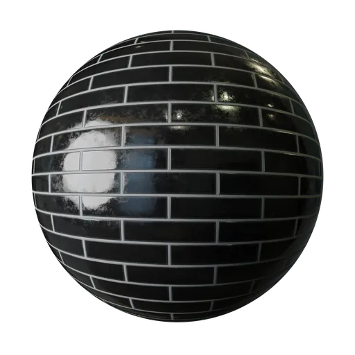 Japanese Black Tile 200x50mm