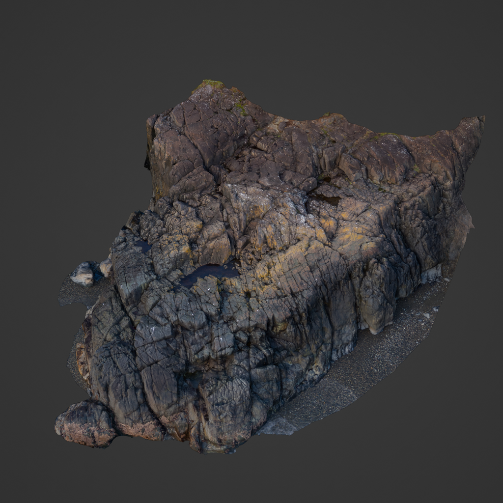Rock Coast Shore Photoscan | Environment Elements models | Blendkit