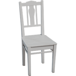 Painted Wooden Chair 01