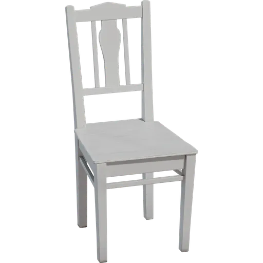 Painted Wooden Chair 01