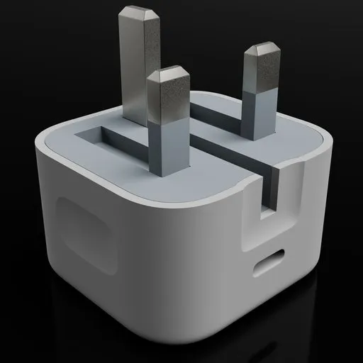 Apple Charger (rigged)