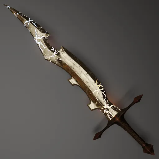 Storm-Veined Brutal Sword