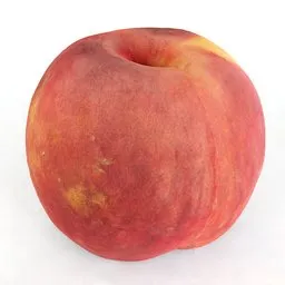 Peach fruit organic food scan
