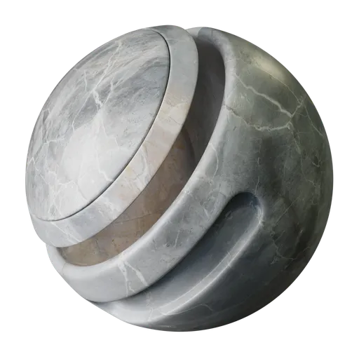 High-quality seamless PBR texture of Caramel Grey Marble for 3D modeling and rendering.