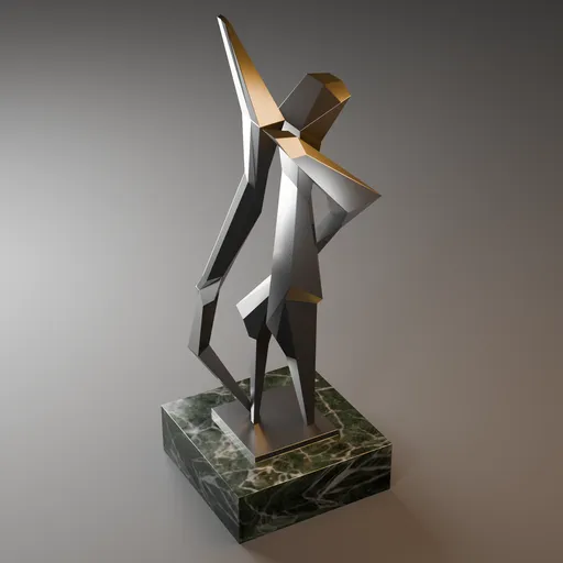 Abstract Metal Sculpture