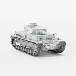 Rigged Tank : Panzer IV Winter