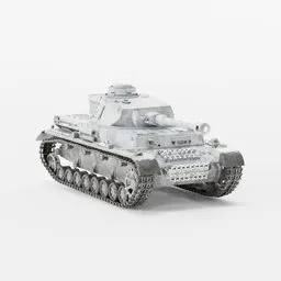 Rigged Tank : Panzer IV Winter