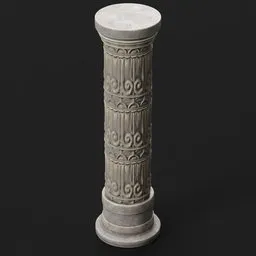 Pillar Stone Scroll