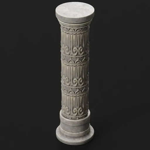 Pillar Stone Scroll