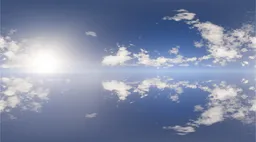 Clear Blue Sky with Soft Clouds