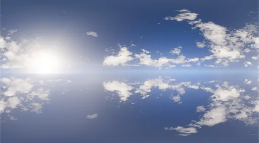 Clear Blue Sky with Soft Clouds