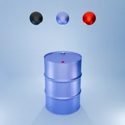 Metal Barrel – 55 Gallon Drum