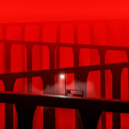 Cinematic Red Fantasy Environment