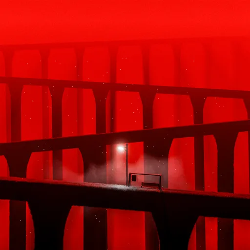 Cinematic Red Fantasy Environment
