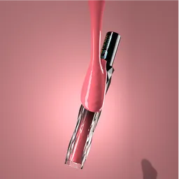 Lipstick drop simulation