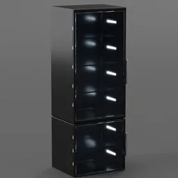 Modern Plastic Display Cabinet
