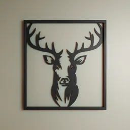 Simple Deer Picture Frame