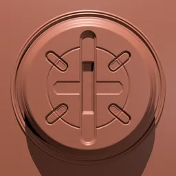 Sci-Fi Cannister Cap Brush 01