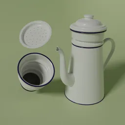 Enamel Coffee Pot