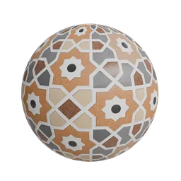 Geometric interlocking tile