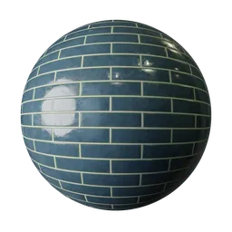 Japanese Dusty Blue Tile 200x50mm