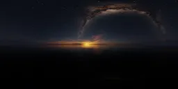 Night Sky Twilight Milky Way