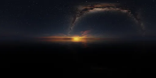 Night Sky Twilight Milky Way