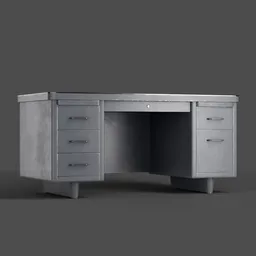 Metal Desk