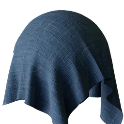 Blue Fine Woven Fabric