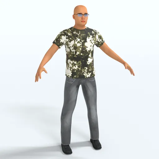 Robert Character Rigged