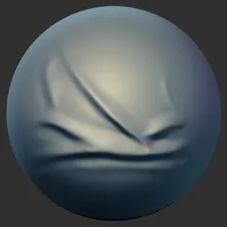 ER_Fabric Brush Vertical Pull Folds