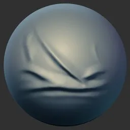 ER_Fabric Brush Vertical Pull Folds