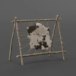 Leatherworker  tanning racks