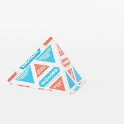 Low poly ussr milk pack