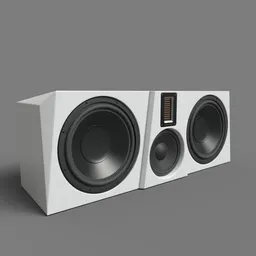 Hi-End Central Speaker Marquis White