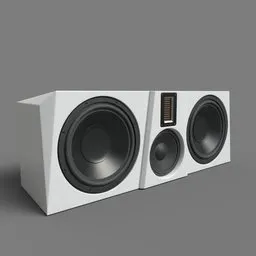 Hi-End Central Speaker Marquis White