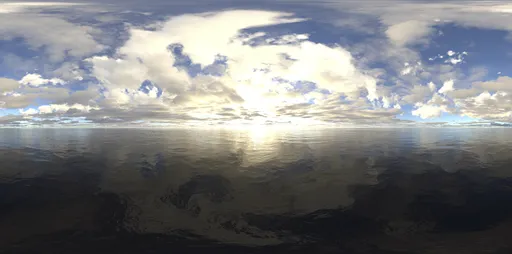 Sunset yellow light  cloud 16k