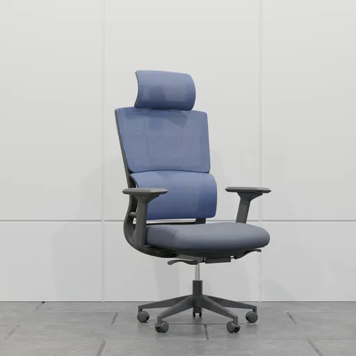 Blue Ergonomic Task Chair