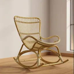 Coastal Rattan Rocker