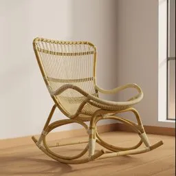Coastal Rattan Rocker