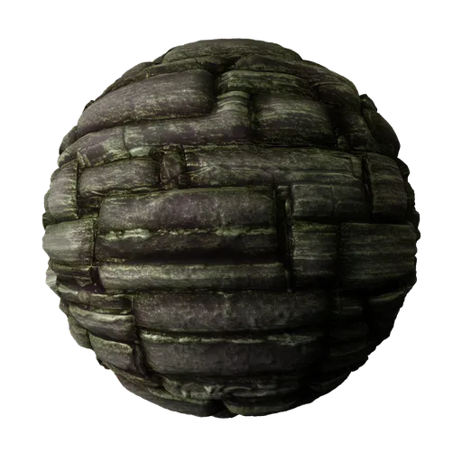 2K PBR dry stone wall texture for realistic 3D rendering, seamless tiling, and displacement mapping.