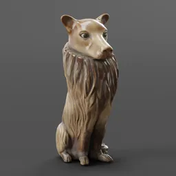 Wolf Statue